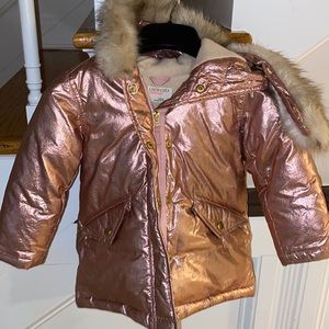 Crewcuts Rose gold Puffer size 3 in Great condition